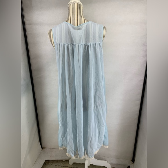 Aristocraft Baby Blue Sheer Nylon Gown M - Picture 3 of 5